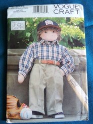 8833 27'' VOGUE LITTLE FRIEND CLOTH BOY DOLL, OUTFIT PATTERN